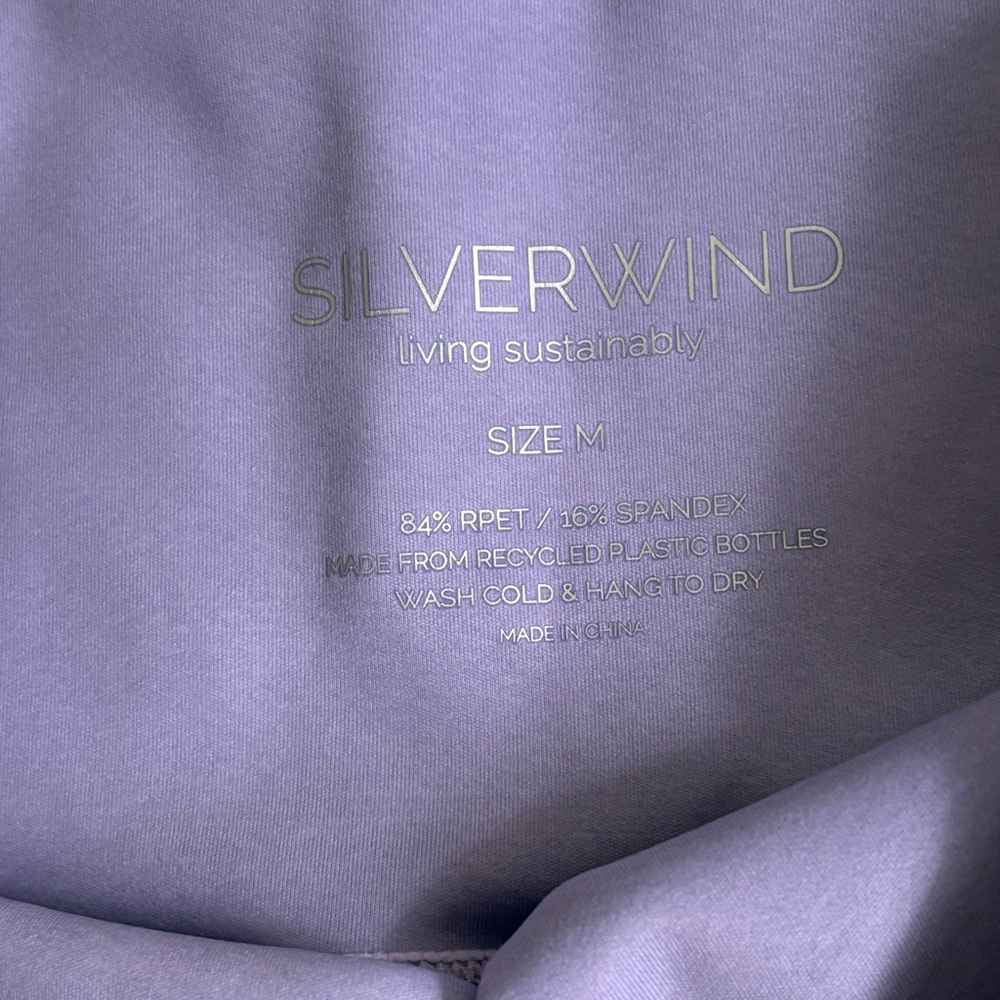Silverwind Women's Purple Gradient Workout Shorts - Picture 4 of 4